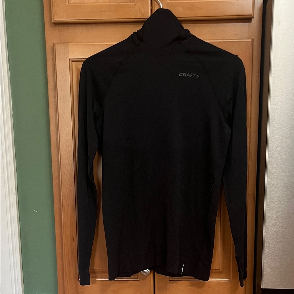 Craft Black Performance Long Sleeve Shirt With Hood